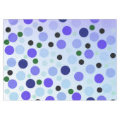 Nappe Bleu Violet Et Vert Pois, (Devant (Horizontal))