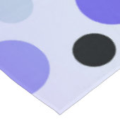Nappe Bleu Violet Et Vert Pois, (Angle)