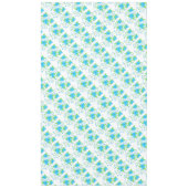 Nappe bleue à fleurs (Devant)