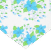 Nappe bleue à fleurs (Angle)