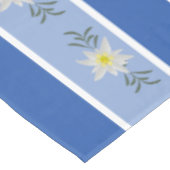 Nappe Bleue Edelweiss rayée (Angle)