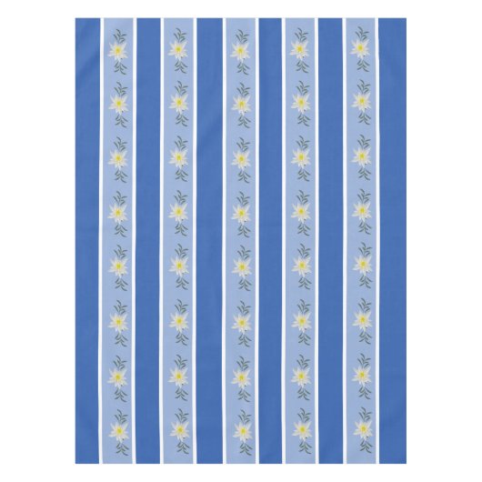 Nappe Bleue Edelweiss rayée (Devant)