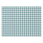 Nappe bleue turquoise de contrôle de motif de (Devant (Horizontal))
