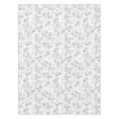 Nappe Bleuets en noir et blanc (Devant)