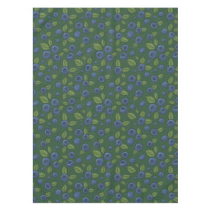 Nappe Bleus sur vert foncé