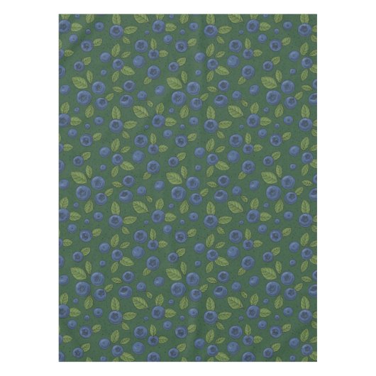 Nappe Bleus sur vert foncé (Devant)