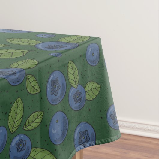 Nappe Bleus sur vert foncé (In Situ)