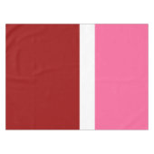 Nappe Bloc de couleur rose blanc bordeaux rouge (Devant (Horizontal))