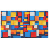 Nappe Blocs abstraits colorés (Devant (Horizontal))