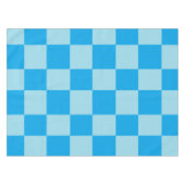 Nappe Blocs carrés bleus géométriques (Devant (Horizontal))