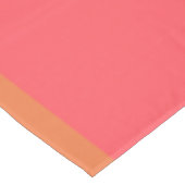 Nappe Blocs De Couleur Rose Et Orange Chaud (Angle)