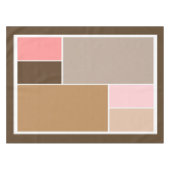 Nappe Blocs de couleurs de coquillage (Devant (Horizontal))
