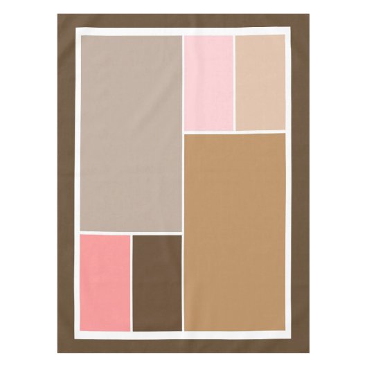 Nappe Blocs de couleurs de coquillage (Devant)
