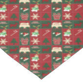 Nappe Blocs de Noël-52x70 COTON TABLECLOTH (Angle)