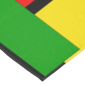 Nappe Blocs rouge, jaune, noir, bleu et vert (Angle)