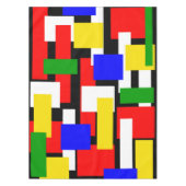 Nappe Blocs rouge, jaune, noir, bleu et vert (Devant)