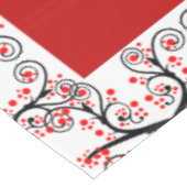 Nappe Blossoms rouges stylisés (Angle)