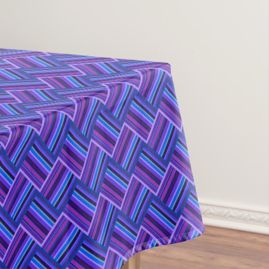 Nappe Blue and purple stripes weave (In Situ)