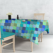 Nappe Blue Aqua Moroccan Mosaic