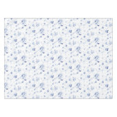 Nappe Blue Bird Rose Chinoiserie Floral (Devant (Horizontal))