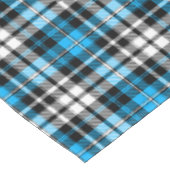 Nappe Blue Black White Plaid Tartan Pattern Design  (Angle)