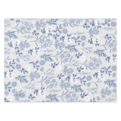 Nappe Blue Flowers Botanical Painting (Devant (Horizontal))