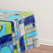 Nappe Blue Green Art Deco (In Situ)