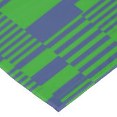 Nappe Blue Green Patchwork Stripes Design  (Angle)