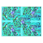 Nappe Blue Heart Moon & Wonder Blue Rose Réception (Devant (Horizontal))