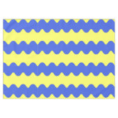 Nappe Blue Lime Wavy Stripe Bold Salle à manger Accent (Devant (Horizontal))