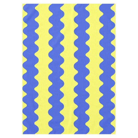 Nappe Blue Lime Wavy Stripe Bold Salle à manger Accent (Devant)