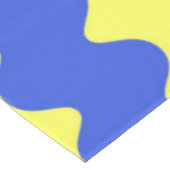 Nappe Blue Lime Wavy Stripe Bold Salle à manger Accent (Angle)