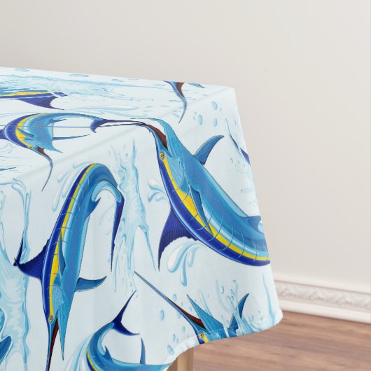 Nappe Blue Marlin Jumping out of Ocean (In Situ)