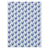 Nappe Blue Nordic Reindeer Pair Motif (Devant)