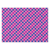 Nappe Blue Pink Purple Checkered Pattern Design  (Devant (Horizontal))