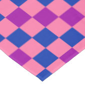 Nappe Blue Pink Purple Checkered Pattern Design  (Angle)