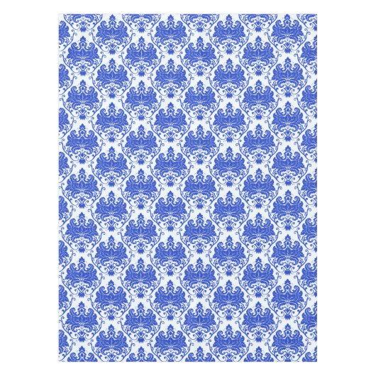 Nappe Blue Royal Damask (Devant)