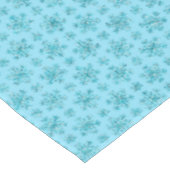 Nappe Blue Snowflakes-COTON TABLECLOTH 60x84 (Angle)