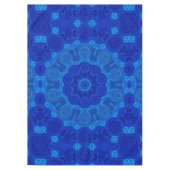 Nappe Blue Turquoise Mandala Flower Art Geometry (Devant)