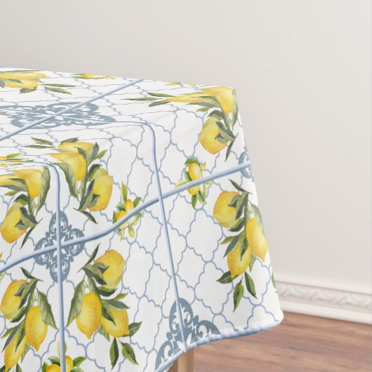 Nappe Blue Watercolor French Country Lemon (In Situ)