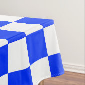 Nappe Blue White Checkered Check Pattern (In Situ)