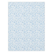 Nappe Blue White Watercolor Floral Pattern (Devant)