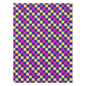 Nappe Blue Yellow Pink Checkered Pattern Design  (Devant)