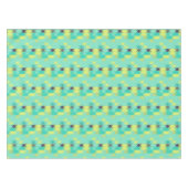 Nappe blue yellow turquoise yellow and aqua (Devant (Horizontal))