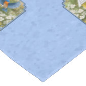 Nappe Bluebirds et Hexagon Birdhouse Blue (Angle)