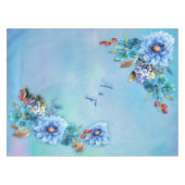 Nappe Blues de Cornflower en aquarelle (Devant (Horizontal))