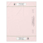 Nappe Blush Green Show Craft 52 x 70 Code QR (Devant)