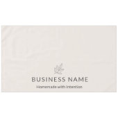 Nappe Blush Pink Botanical Logo Display Minimalist (Devant (Horizontal))