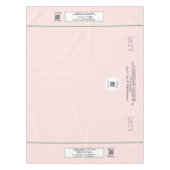 Nappe Blush Vert Craft Show 52 x 70 Code QR (Devant)