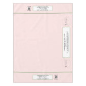 Nappe Blush Vert Craft Show 52 x 70 Code QR (Devant)